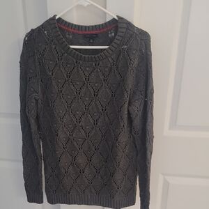 Tommy Hilfiger Charcoal Knit Women's Sweater